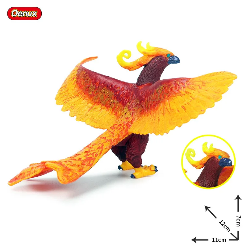 11*12*7CM Children mythical animal series simulation phoenix animal model toy bird animal model doll
11*12*7CM Children mythical animal series simulation phoenix animal model toy bird animal model doll