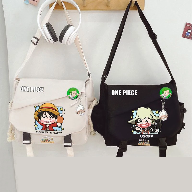 One Piece Luffy Chopper Shoulder Backpack Nami Usopp Anime Peripheral Cross-Body Schoolbag Boys Tutoring Bag Student Class Bag
One Piece Luffy Chopper Shoulder Backpack Nami Usopp Anime Peripheral Cross-Body Schoolbag Boys Tutoring Bag Student Class Bag