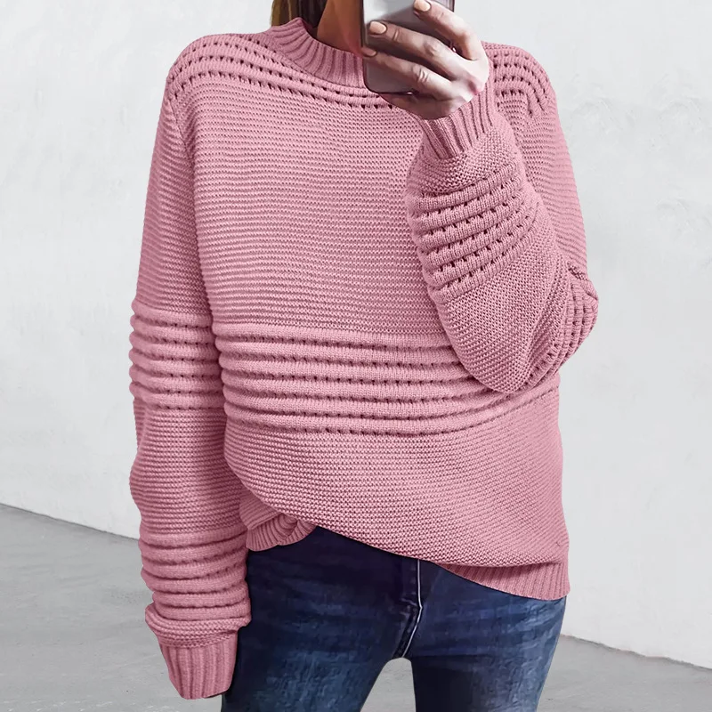 Women's Sweater 2023 Autumn And Winter New Solid Color Pit Perforated Knitting Jumper Casual Loose Large Size Knitted Sweater
Women's Sweater 2023 Autumn And Winter New Solid Color Pit Perforated Knitting Jumper Casual Loose Large Size Knitted Sweater