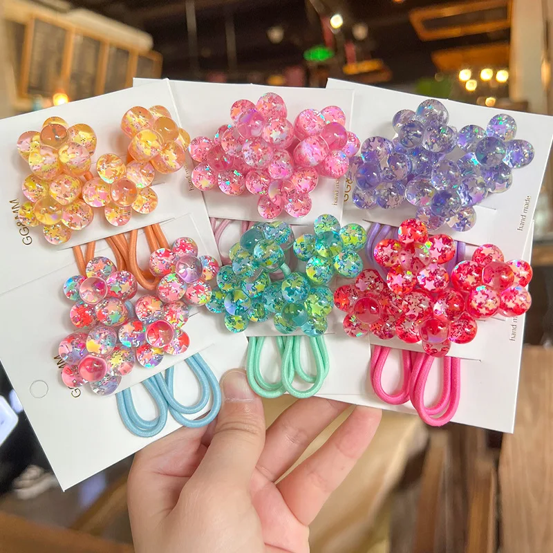 2PCS Set Color Sequin Star Flower Long Elastic Hair Band For Girl Kids Cute Kawaii Fairy Fancy Exquisite Ponytail Rubber Ties
2PCS Set Color Sequin Star Flower Long Elastic Hair Band For Girl Kids Cute Kawaii Fairy Fancy Exquisite Ponytail Rubber Ties