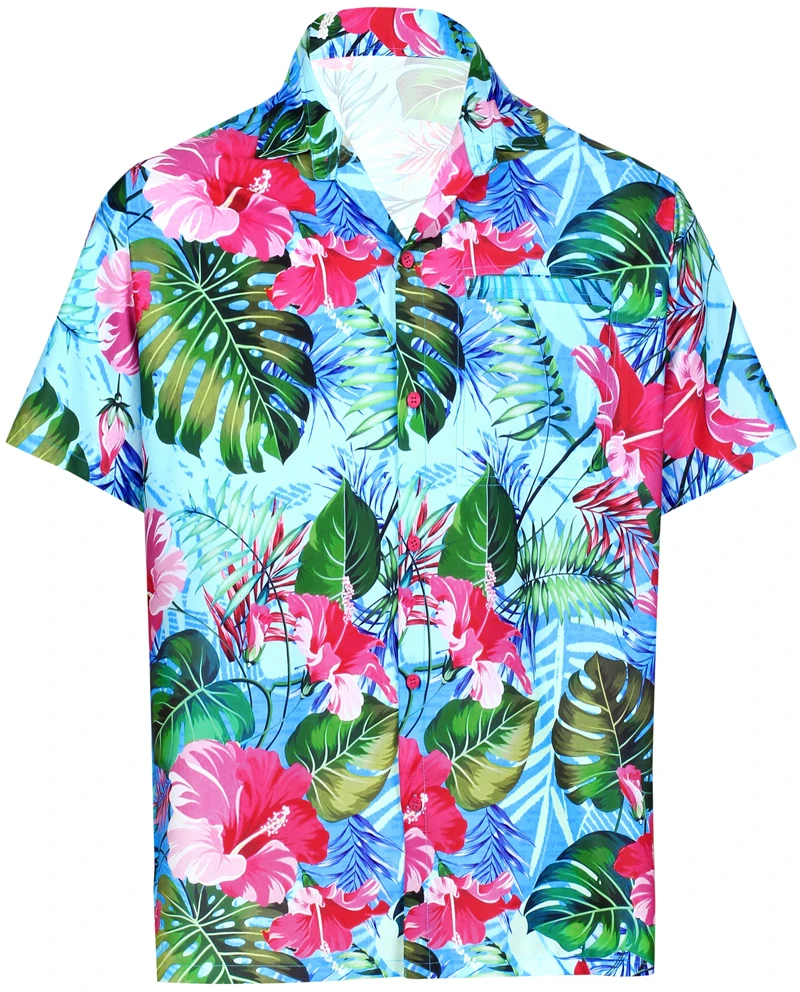 

Футболка мужская с 3d принтом, Гавайская Повседневная на одной пуговице, Пляжная рубашка оверсайз с короткими рукавами, модная одежда, лето