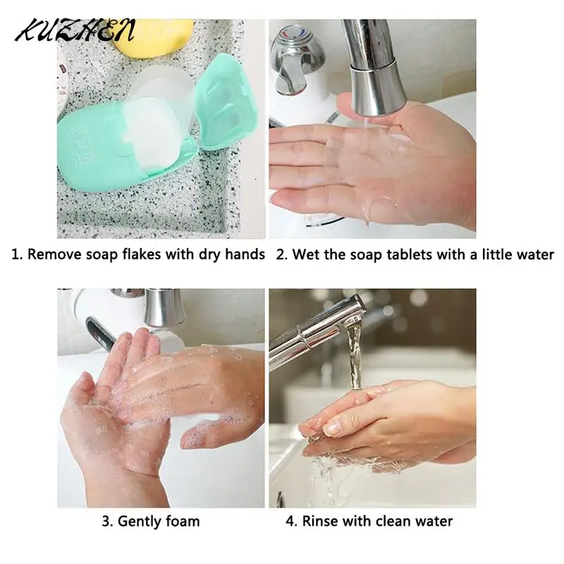 20pcs Disposable Soap Paper Portable Hand Washing Box Scented Slice Sheets 6*4cm Color Random
20pcs Disposable Soap Paper Portable Hand Washing Box Scented Slice Sheets 6*4cm Color Random