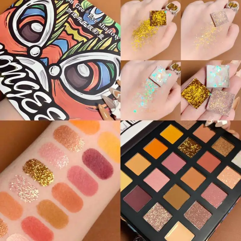 Colors Matte Pearlescent Eye Shadow Palette Shimmer Glitter Earth Color Eye Shadow Waterproof Long-lasting Cosmetic TSLM2
Colors Matte Pearlescent Eye Shadow Palette Shimmer Glitter Earth Color Eye Shadow Waterproof Long-lasting Cosmetic TSLM2