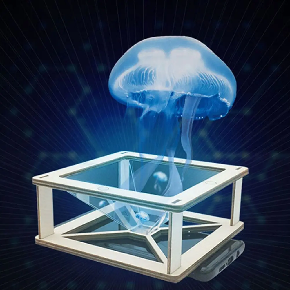 Student Holograph Video 3D Holographic Projection STEAM Toys Smartphone Hologram Projector Children's Educational Toy 
Student Holograph Video 3D Holographic Projection STEAM Toys Smartphone Hologram Projector Children's Educational Toy