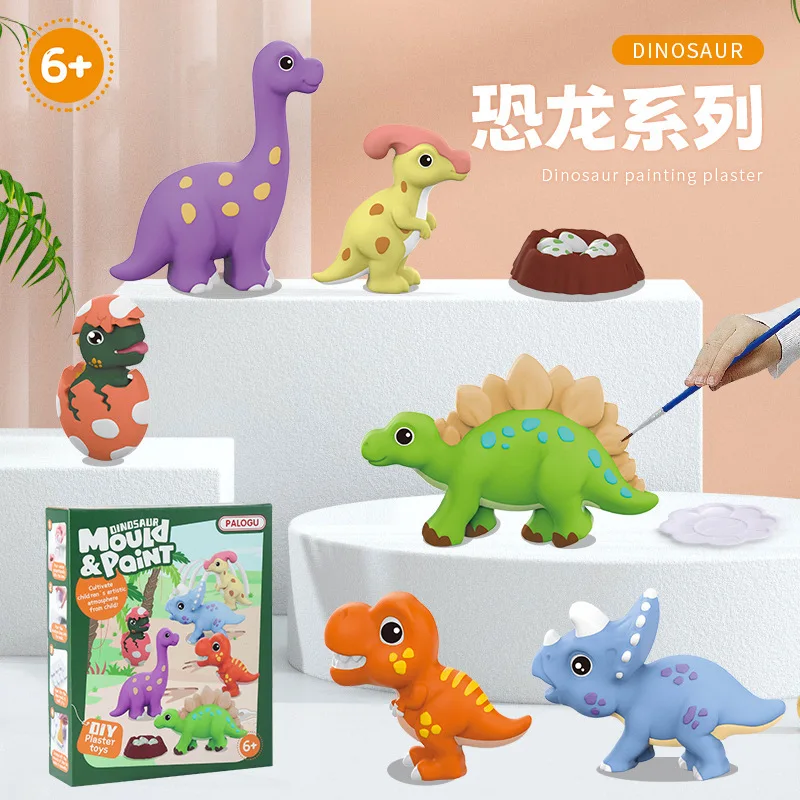Children'S Gypsum Painting Set Diy Ceramic Animal Dinosaur Graffiti Creative Painting Baby Handmade Puzzle Toys
Children'S Gypsum Painting Set Diy Ceramic Animal Dinosaur Graffiti Creative Painting Baby Handmade Puzzle Toys