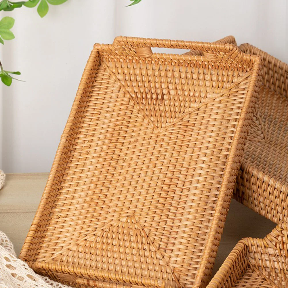 Rattan Serving Tray Kitchen Rectangle Tea Tray Woven Fruit Bread Treats Basket Tabletop Organizers Home Kitchen Storage
Rattan Serving Tray Kitchen Rectangle Tea Tray Woven Fruit Bread Treats Basket Tabletop Organizers Home Kitchen Storage
