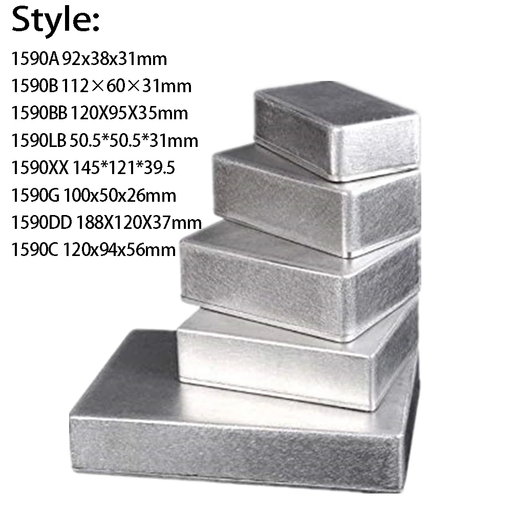 Aluminum Box Metal Electric Case Instrument Silver Enclosure Project Box 1590A 1590B 1590BB 1590XX 1590LB 1590G 1590C 1590DD
Aluminum Box Metal Electric Case Instrument Silver Enclosure Project Box 1590A 1590B 1590BB 1590XX 1590LB 1590G 1590C 1590DD