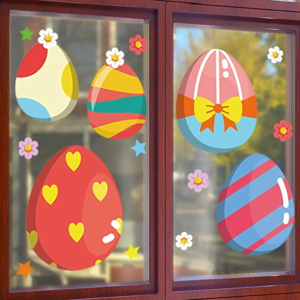 Plastic Cartoon Easter Egg Window Stickers Static Decorative Carrot Egg Wall Sticker Colorful Easter Window Door Stickers
Plastic Cartoon Easter Egg Window Stickers Static Decorative Carrot Egg Wall Sticker Colorful Easter Window Door Stickers