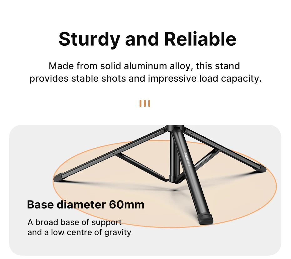 1.6m Extendable Tripod with 1/4'' Screw for DSLR Camera Smartphone Fill Light Microphone Projector Tripod Max Load 1.5KG 13 1.6m Extendable Tripod with 1/4'' Screw for DSLR Camera Smartphone Fill Light Microphone Projector Tripod Max Load 1.5KG 7