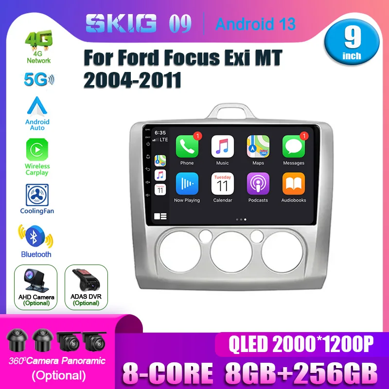Android 13.0 Carplay Auto Car Radio For Ford Focus Exi MT 2004-2011 Multimedia Player GPS Navigation Head Unit 2din 5G+WIFI DSP
Android 13.0 Carplay Auto Car Radio For Ford Focus Exi MT 2004-2011 Multimedia Player GPS Navigation Head Unit 2din 5G+WIFI DSP