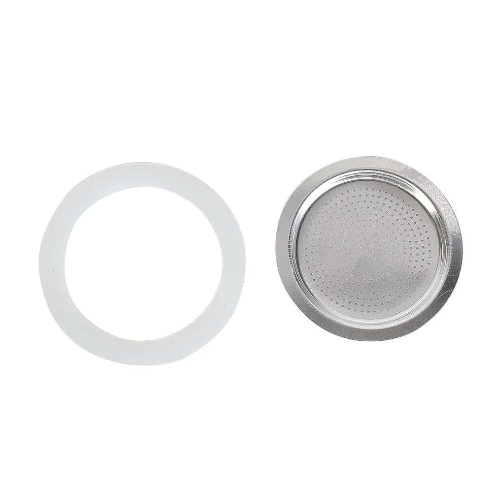2PCS Silicone Moka Rubber Seal Filter Screen Coffee Espresso Makers Household Kitchen Supplies For Espresso Pots
2PCS Silicone Moka Rubber Seal Filter Screen Coffee Espresso Makers Household Kitchen Supplies For Espresso Pots