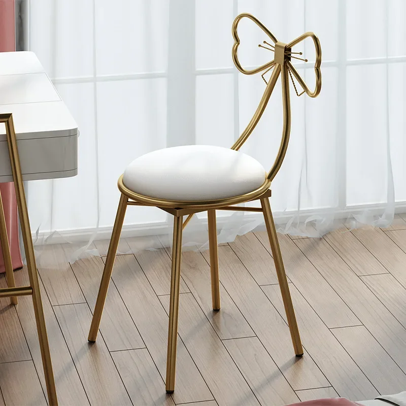 Living Room Chair Modern Minimalist Fairy Makeup Stool Backrest Chair Home Stool Dining Chairs
Living Room Chair Modern Minimalist Fairy Makeup Stool Backrest Chair Home Stool Dining Chairs