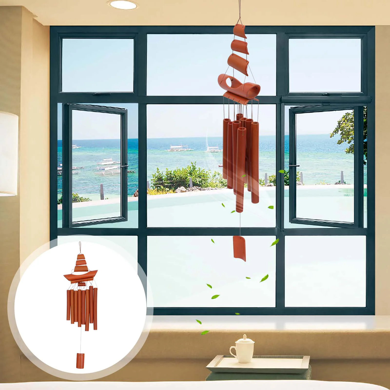 Bamboo Wind Chimes Decor Decorate Bell Pendant Creative Garden Hanging Vintage Decoration
Bamboo Wind Chimes Decor Decorate Bell Pendant Creative Garden Hanging Vintage Decoration