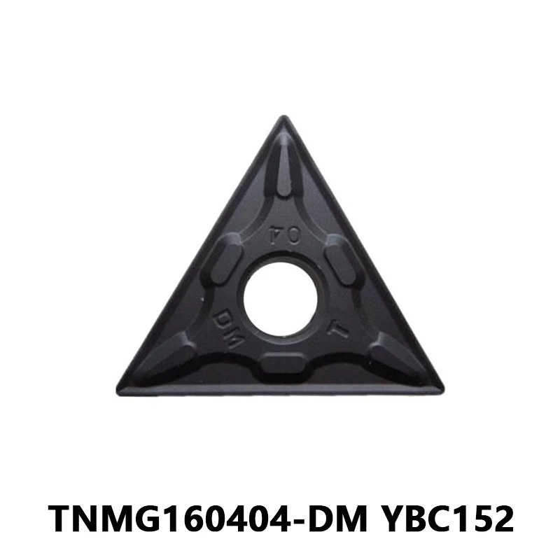 

Carbide Inserts TNMG TNMG160404 TNMG160404-DM YBC152 for Steel Processing Lathe Turning Tool External Turning Tool Cutting