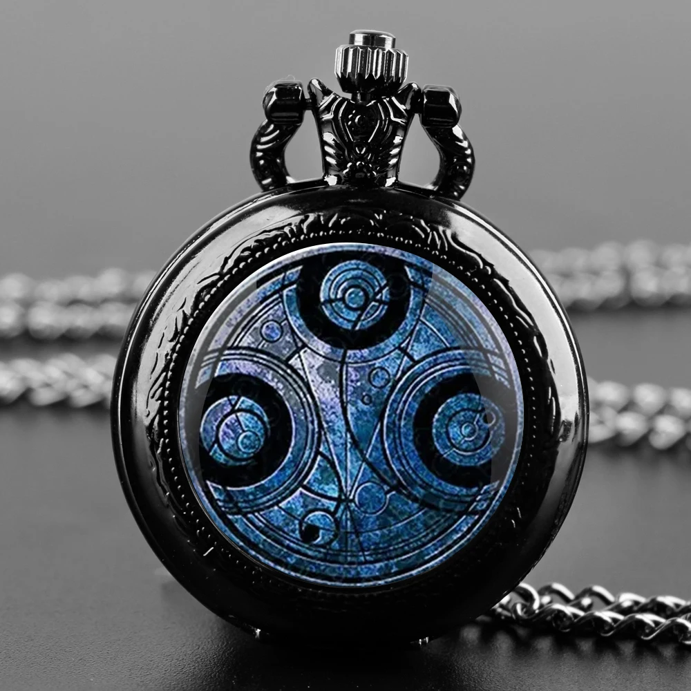 

Classic Doctor Whom Moive Glass Dome Vintage Quartz Pocket Watch Men Women Pendant Necklace Chain Charm Clock Watch Jewelry Gift