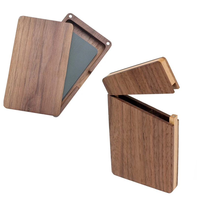 Wooden Business Card Holder Portable Magnetic Closure Business Card Case ID Name Card Sleeve Office Supplies for Men Women
Wooden Business Card Holder Portable Magnetic Closure Business Card Case ID Name Card Sleeve Office Supplies for Men Women