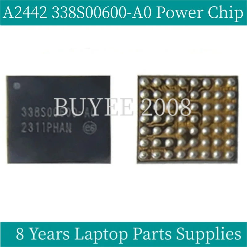 Новый оригинальный чип питания A2442 338S00600-A0 для MacBook Pro 14,2 "16,2" A2485 BGA чипсет SSD чип питания HDD припой
Новый оригинальный чип питания A2442 338S00600-A0 для MacBook Pro 14,2 "16,2" A2485 BGA чипсет SSD чип питания HDD припой