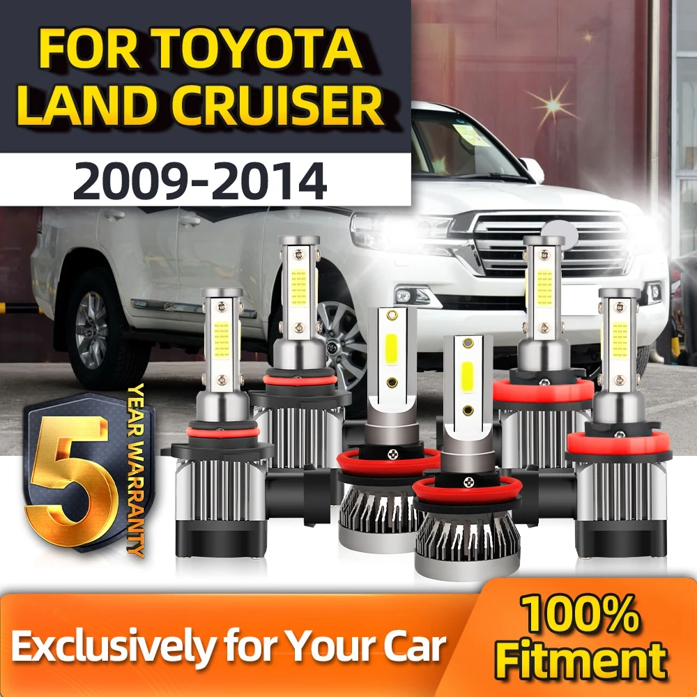 TEENRAM 6x Bulbs 6500K CSP 9005 H11 High/ Low 15000LM Fog Light H11 For Toyota Land Cruiser 2009 2010 2011 2012 2013 2014
TEENRAM 6x Bulbs 6500K CSP 9005 H11 High/ Low 15000LM Fog Light H11 For Toyota Land Cruiser 2009 2010 2011 2012 2013 2014