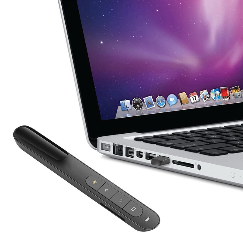 2.4GHz Wireless Presenter PowerPoint Presentation Remote Control Laser PPT Point Pen
2.4GHz Wireless Presenter PowerPoint Presentation Remote Control Laser PPT Point Pen