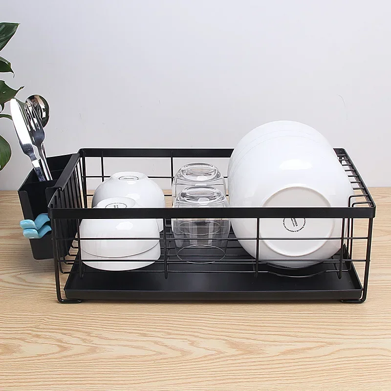 Kitchen Holder Dish Cutlery Storage Rack Drip Tray For With Organizer Drainer Black Basket
Kitchen Holder Dish Cutlery Storage Rack Drip Tray For With Organizer Drainer Black Basket