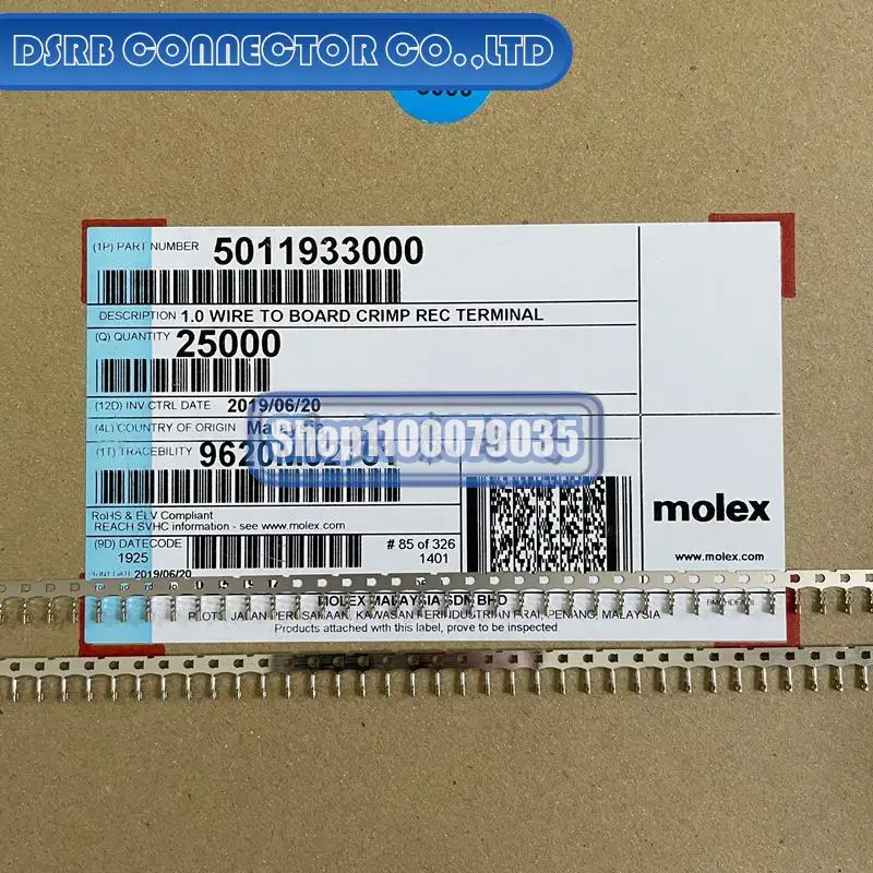 25000pcs/lot new and original 501193-3000 5011933000 
25000pcs/lot new and original 501193-3000 5011933000