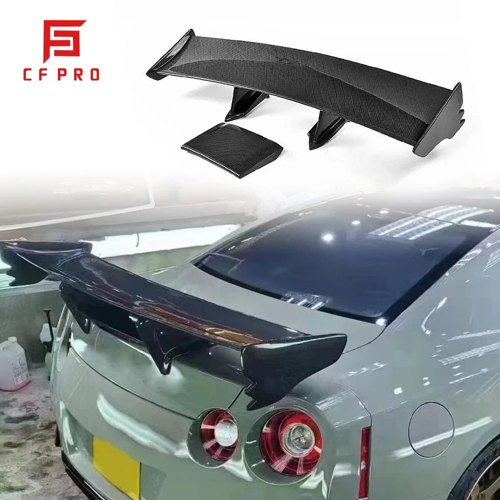 Nismo Style Carbon Fiber Rear Trunk Wing Spoiler For Nissan GTR R35 Tail Spoiler Car Accessories 
Nismo Style Carbon Fiber Rear Trunk Wing Spoiler For Nissan GTR R35 Tail Spoiler Car Accessories