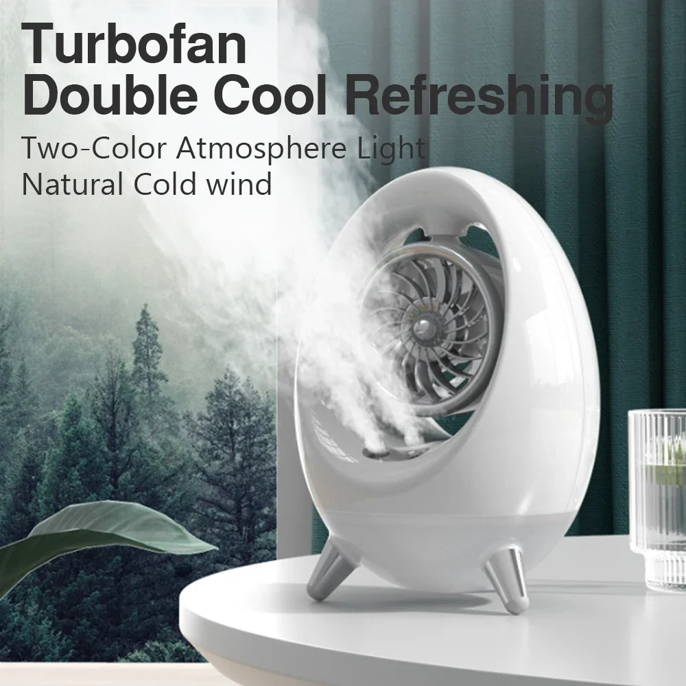 USB Dual Spray Air Cooler 300ML 2000mAh Fast Charging Handheld Silent Air Ice Cooling Fan Mini Humidifier 4 Speeds For Car Home
USB Dual Spray Air Cooler 300ML 2000mAh Fast Charging Handheld Silent Air Ice Cooling Fan Mini Humidifier 4 Speeds For Car Home