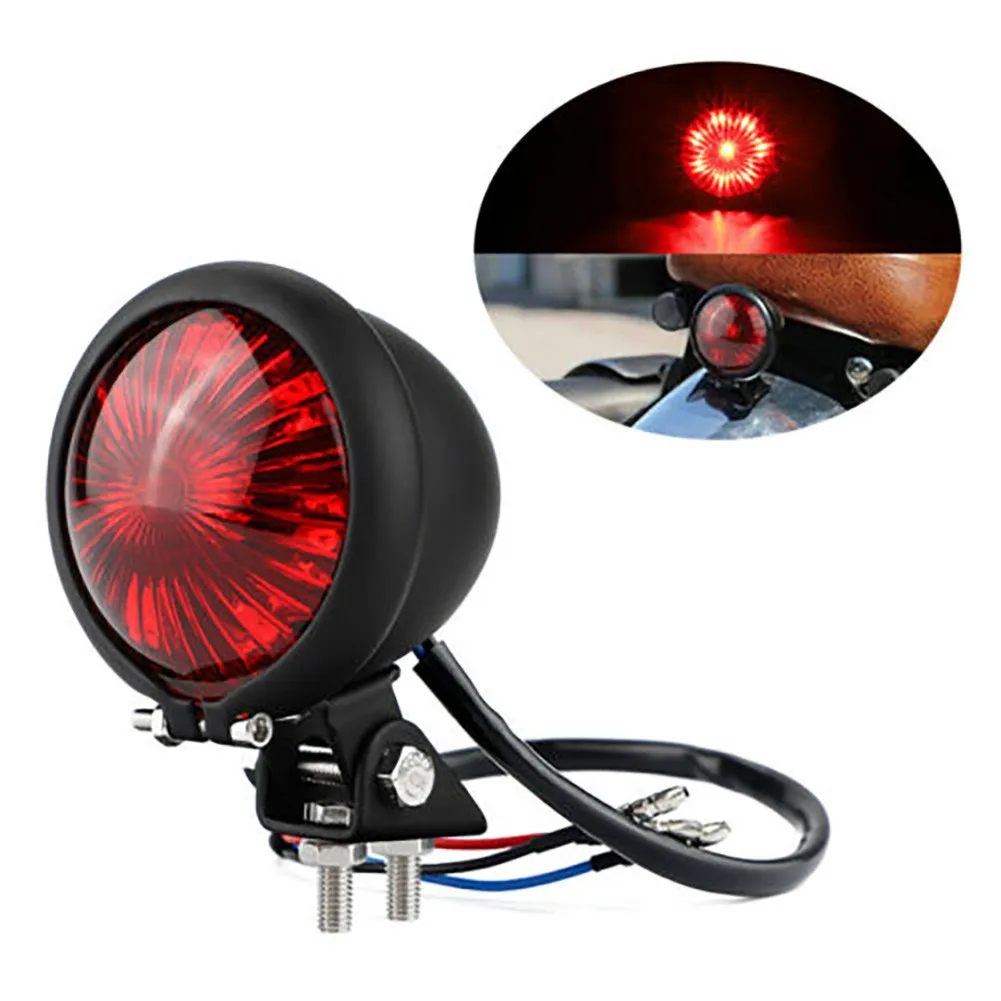 Motorcycle/ Tail Light LED Rear Brake Lamp For Cruiser/ATV/Dirt Bike/Buggy Black Plastic Red Lens Bulb Accessories
Motorcycle/ Tail Light LED Rear Brake Lamp For Cruiser/ATV/Dirt Bike/Buggy Black Plastic Red Lens Bulb Accessories