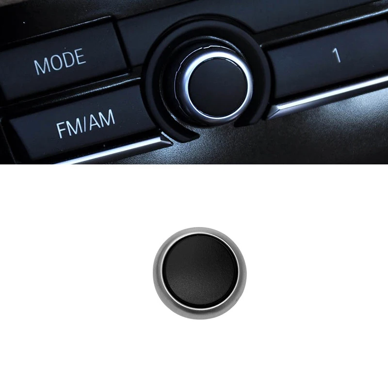 

Car Radio Switch Volume Knob CD Machine Switch Button Cover For BMW F10 F11 F18 F07 F01 F02 5/7 Series F15 X5 Auto Accessories