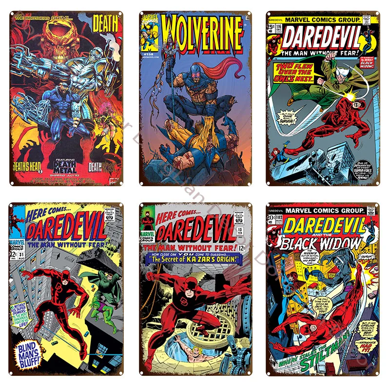 Disney Funny Marvel Cartoon Art Poster Tin Logo Vintage Hulk Spider Man Metal Plate Logo Vintage Club Bar Home Decor
Disney Funny Marvel Cartoon Art Poster Tin Logo Vintage Hulk Spider Man Metal Plate Logo Vintage Club Bar Home Decor