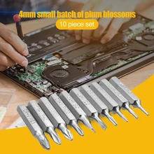 10pcs Magnetic Screwdriver Bit Set Slotted Phillip Precision 1/4‘’ PH00 PH0 PZ1 PZ0 T5 T4 For Mobile Computer Repair Hand Tool
10pcs Magnetic Screwdriver Bit Set Slotted Phillip Precision 1/4‘’ PH00 PH0 PZ1 PZ0 T5 T4 For Mobile Computer Repair Hand Tool
