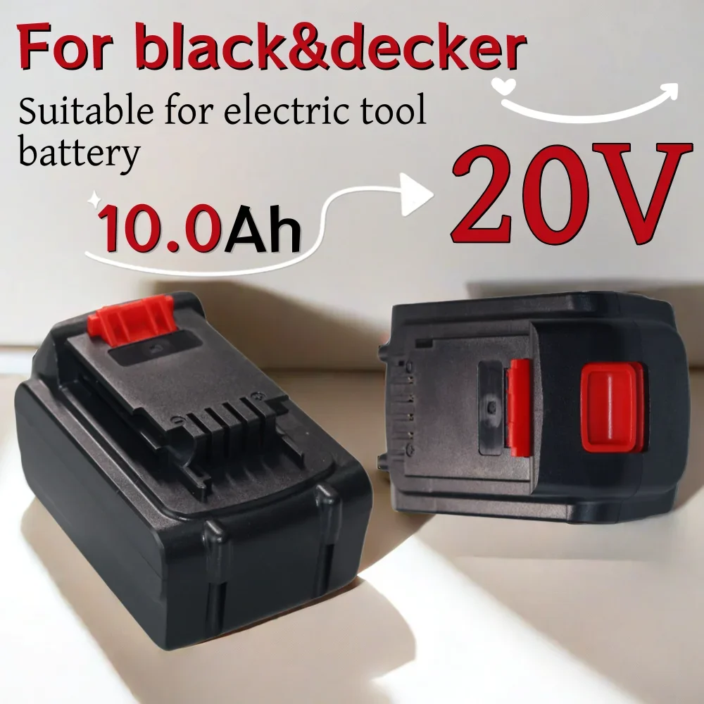 For Black&Decker 20V 10000mAh Li-ion Rechargeable Battery Suitable For LB20 LBX20 LBXR20 Electric Tools
For Black&Decker 20V 10000mAh Li-ion Rechargeable Battery Suitable For LB20 LBX20 LBXR20 Electric Tools