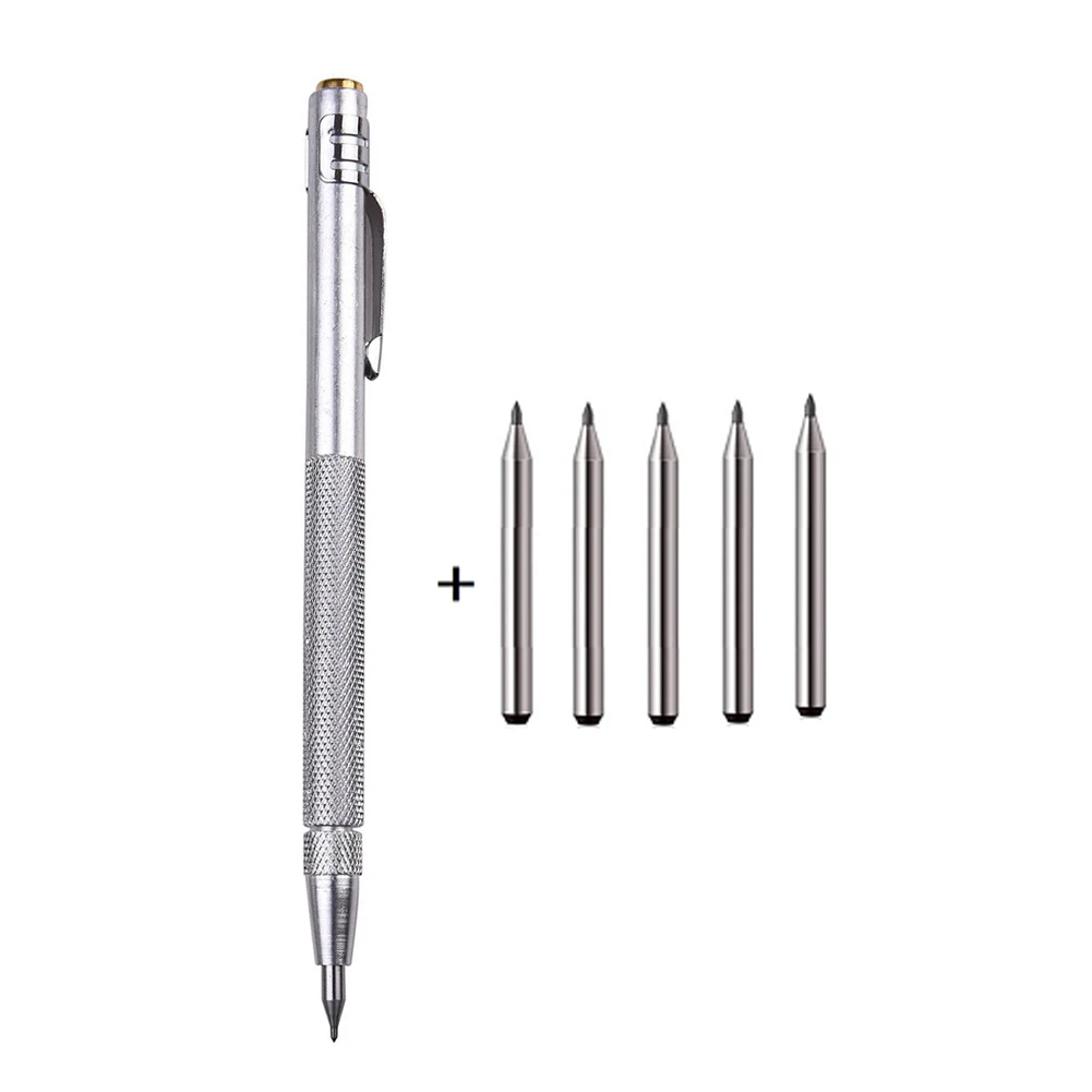 6PCS Tungsten Carbide Tip Scriber Engraving Pen Marking Tip For Glass Ceramic Metal Construction Marking Tools
6PCS Tungsten Carbide Tip Scriber Engraving Pen Marking Tip For Glass Ceramic Metal Construction Marking Tools