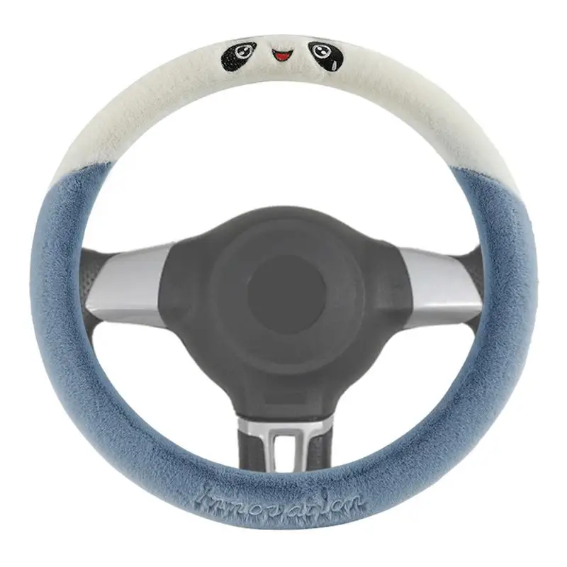 Plush Steering Wheel Covers Non Slip Auto Staring Cover durable Steering Wheel protector Steering Cover Protective Decoration 
Plush Steering Wheel Covers Non Slip Auto Staring Cover durable Steering Wheel protector Steering Cover Protective Decoration