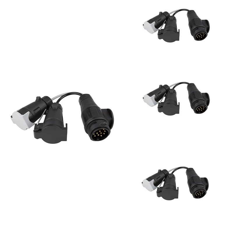 4X Towing Adapter 13 Plug Pin To 7 Pin 12N+12S Socket Towbar Electric Conversion Adapter Lead For Trailer Truck Caravan
4X Towing Adapter 13 Plug Pin To 7 Pin 12N+12S Socket Towbar Electric Conversion Adapter Lead For Trailer Truck Caravan