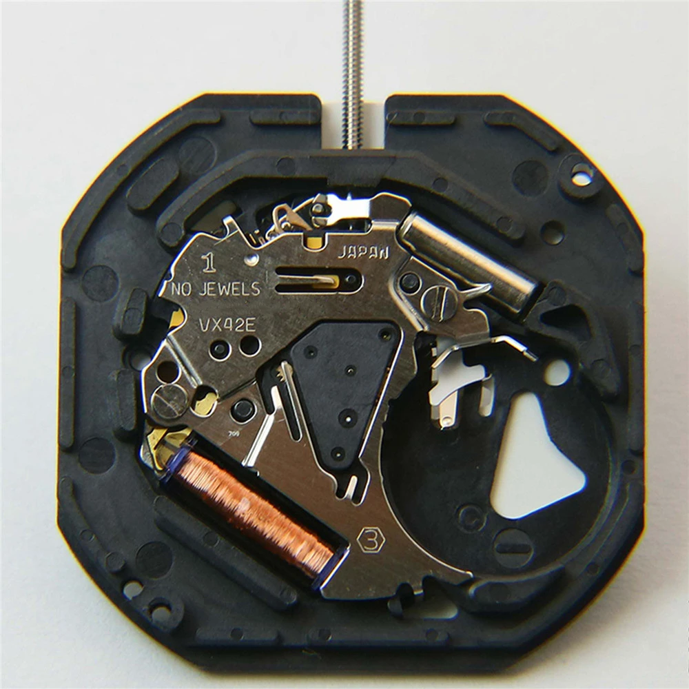 Replacement Quartz Watch Movement VX42E Date at 3' Date at 6' Quartz Movement Repair Parts
Replacement Quartz Watch Movement VX42E Date at 3' Date at 6' Quartz Movement Repair Parts