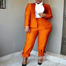 Plus Size Two Piece Sets Temperament Commute Casual Blazer Tie Casual Pants Set New Autumn Spring Long Sleeve Female Clothing
Plus Size Two Piece Sets Temperament Commute Casual Blazer Tie Casual Pants Set New Autumn Spring Long Sleeve Female Clothing