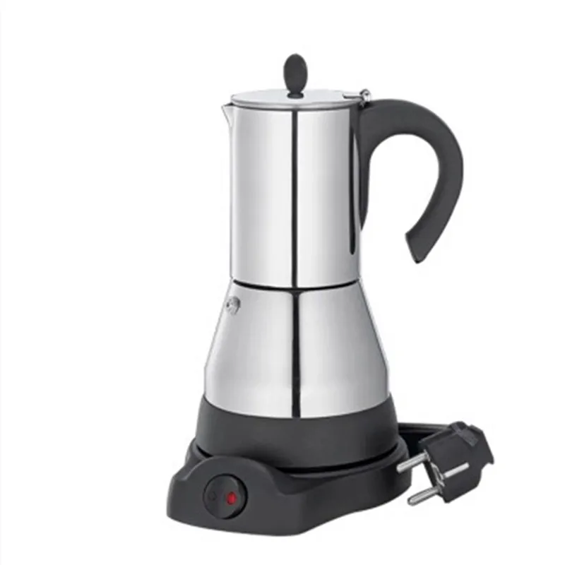 Durable Electric Moka Pot, Large Capacity Electric Coffee Maker, Coffee Accessory For Home 220V EU Plug Cafe 200ML
Durable Electric Moka Pot, Large Capacity Electric Coffee Maker, Coffee Accessory For Home 220V EU Plug Cafe 200ML
