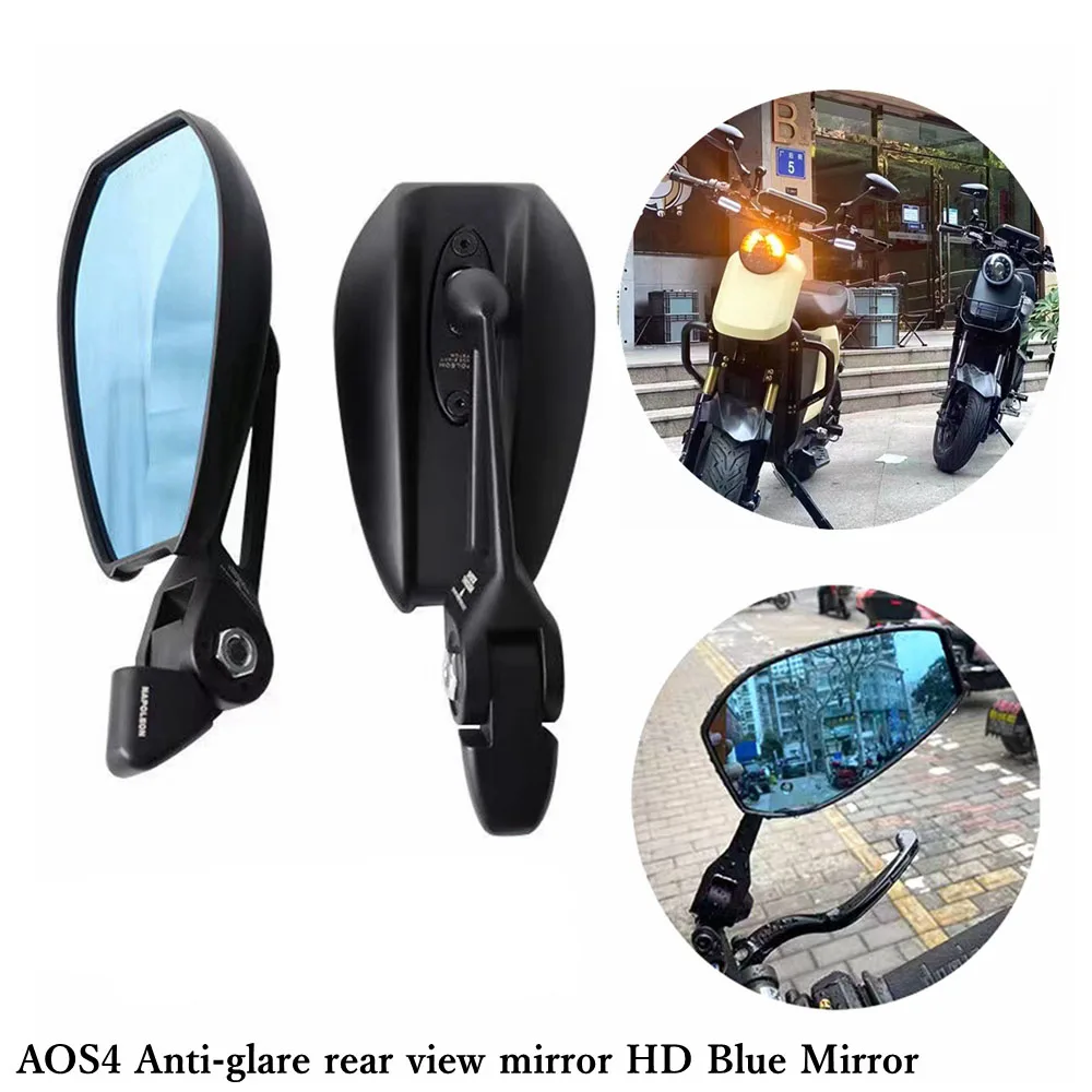 AOS4 Mirror HD Blue Mirror Electric Motorcycle Wide Angle Adjustable Side Rearview Mirror For Niu N1S/NQI/UQI/U+b/009 Modify
AOS4 Mirror HD Blue Mirror Electric Motorcycle Wide Angle Adjustable Side Rearview Mirror For Niu N1S/NQI/UQI/U+b/009 Modify