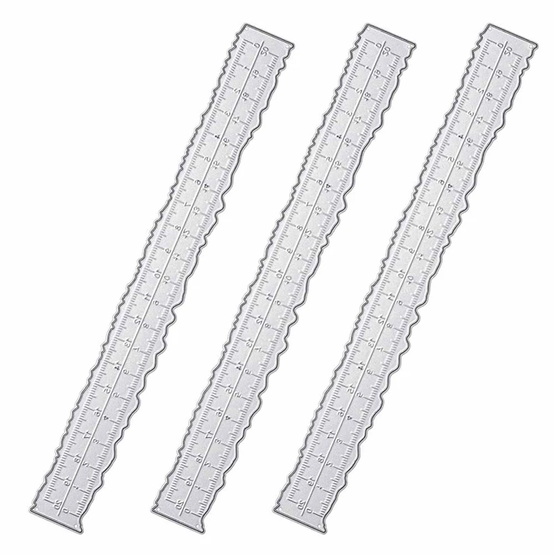 3 Pieces 8.4 Inches Metal Irregular Edges Ruler Edges Ruler For Card Making Scrapbooking Craft Decor School Office Tools
3 Pieces 8.4 Inches Metal Irregular Edges Ruler Edges Ruler For Card Making Scrapbooking Craft Decor School Office Tools