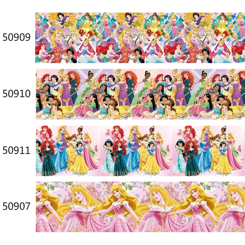 3 Inch Cartoon Listons 75MM Disney Princess Printed Grosgrain Ribbon For Hair Bows
3 Inch Cartoon Listons 75MM Disney Princess Printed Grosgrain Ribbon For Hair Bows