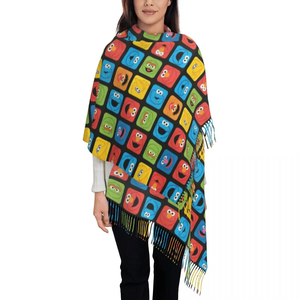 Custom Print Cartoon Sesame Street Scarf Men Women Winter Fall Warm Scarves Cookie Monster Shawl Wrap
Custom Print Cartoon Sesame Street Scarf Men Women Winter Fall Warm Scarves Cookie Monster Shawl Wrap
