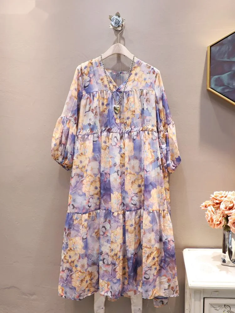 Vintage Long Sleeve Print Dress 2023 Autumn New Tide Lantern Sleeve Women V-neck Contrast Color Party Dresses Vestido Y854
Vintage Long Sleeve Print Dress 2023 Autumn New Tide Lantern Sleeve Women V-neck Contrast Color Party Dresses Vestido Y854