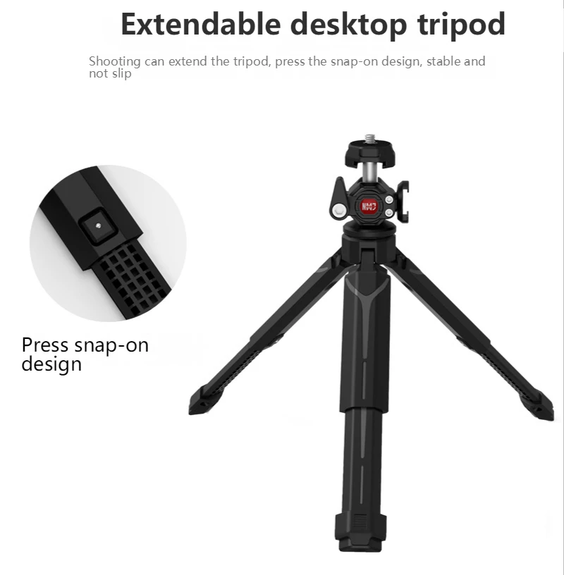 Mini Tripod with Cold Shoe for Microphone LED Light Smartphone SLR Camera Vlog for Sony Canon Phone Vlogging Filmmaking Live
Mini Tripod with Cold Shoe for Microphone LED Light Smartphone SLR Camera Vlog for Sony Canon Phone Vlogging Filmmaking Live