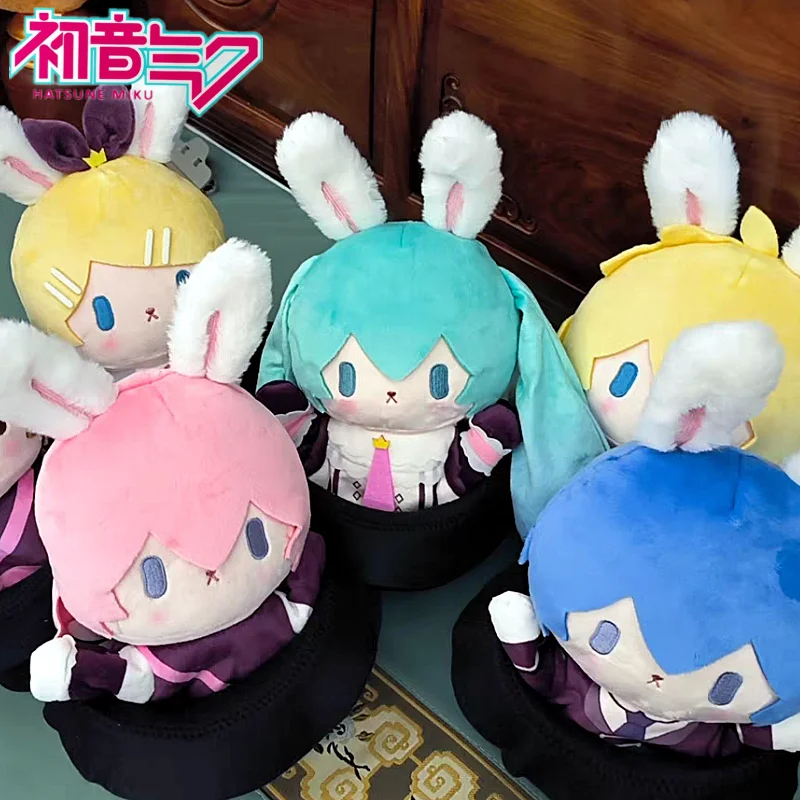 Оригинальные Плюшевые игрушки Hatsune Miku серии Happy Magic Tour, Мику Рин Лен лука Мейко Кайто, мягкие плюшевые куклы, подушка, Подарочная игрушка
Оригинальные Плюшевые игрушки Hatsune Miku серии Happy Magic Tour, Мику Рин Лен лука Мейко Кайто, мягкие плюшевые куклы, подушка, Подарочная игрушка