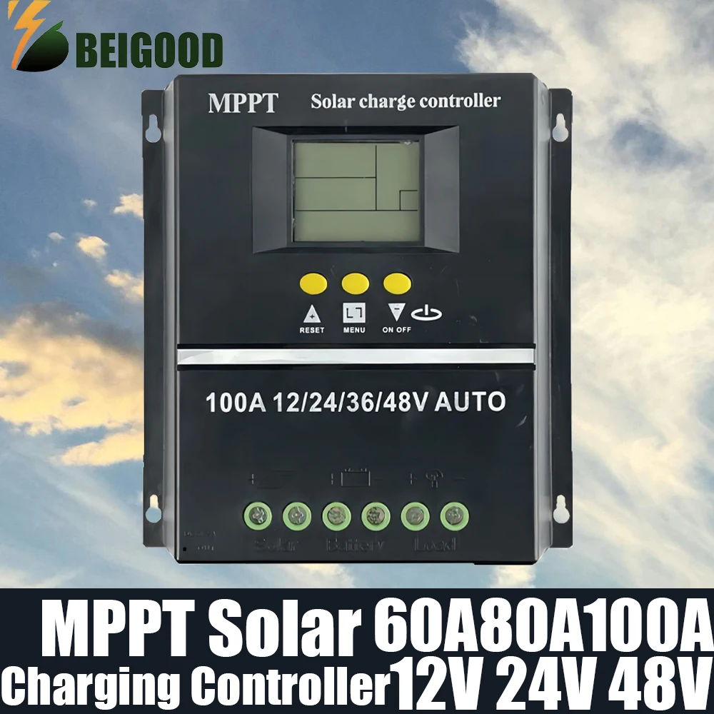 

60A-100A 12V24V 48V High Quality MPPT Solar Turbine Battery Charging Controller Low Wind Speed Boost Waterproof Heat Dissipation