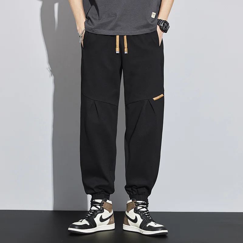 Men's Spring New In Pant Drawstring 100% Polyester Fiber Casual Trousers Loose Jogging Pants High Street Harajuku Sweatpants Men
Men's Spring New In Pant Drawstring 100% Polyester Fiber Casual Trousers Loose Jogging Pants High Street Harajuku Sweatpants Men