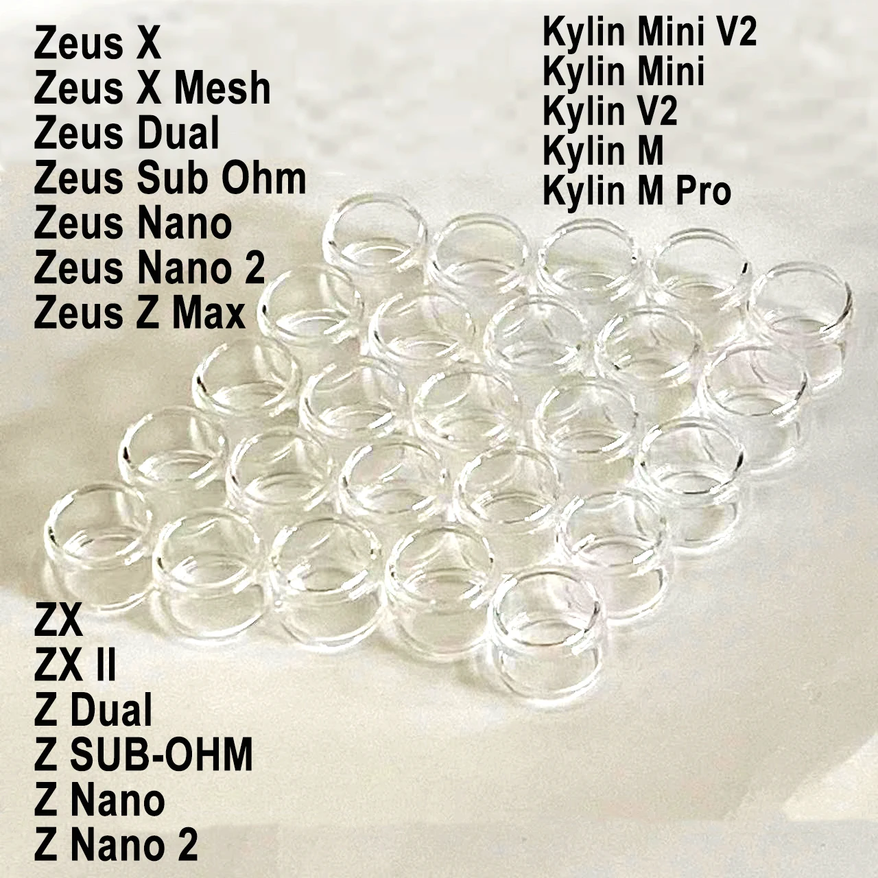 

5PCS Glass /Zeus X mesh/Sub Ohm/Dual/nano/Z Nano/ZX II/SUB-OHM/Max Kylin Mini V2/V2/M/M Pro Model Bubble Glass