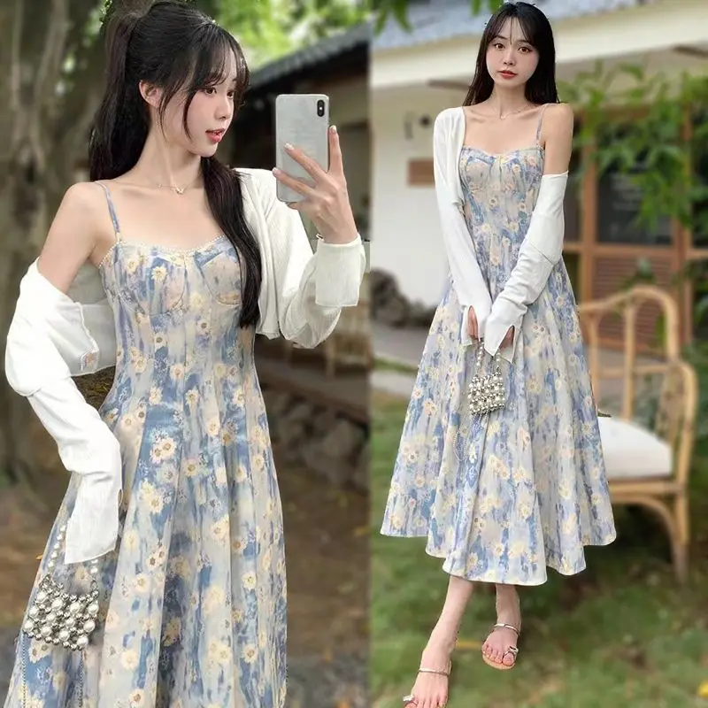 Printing Dress Woman Short Sleeve 2024 Summer Clothing Style Elegant Korean Fashion Blouses Beach Long Robe Floral Vintage
Printing Dress Woman Short Sleeve 2024 Summer Clothing Style Elegant Korean Fashion Blouses Beach Long Robe Floral Vintage