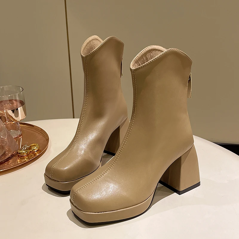 Chunky Women Mid Heels Chelsea Boots Ankle Square Toe Shoes Goth Winter New 2022 Luxury Fashion Motorcycle Boots Women Shoes
Chunky Women Mid Heels Chelsea Boots Ankle Square Toe Shoes Goth Winter New 2022 Luxury Fashion Motorcycle Boots Women Shoes